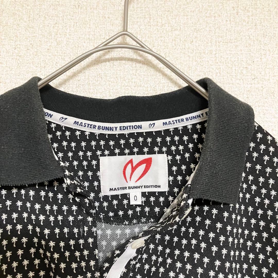 美品】マスターバニーエディション ポロシャツ 黒 Ssize 総柄 - メルカリ