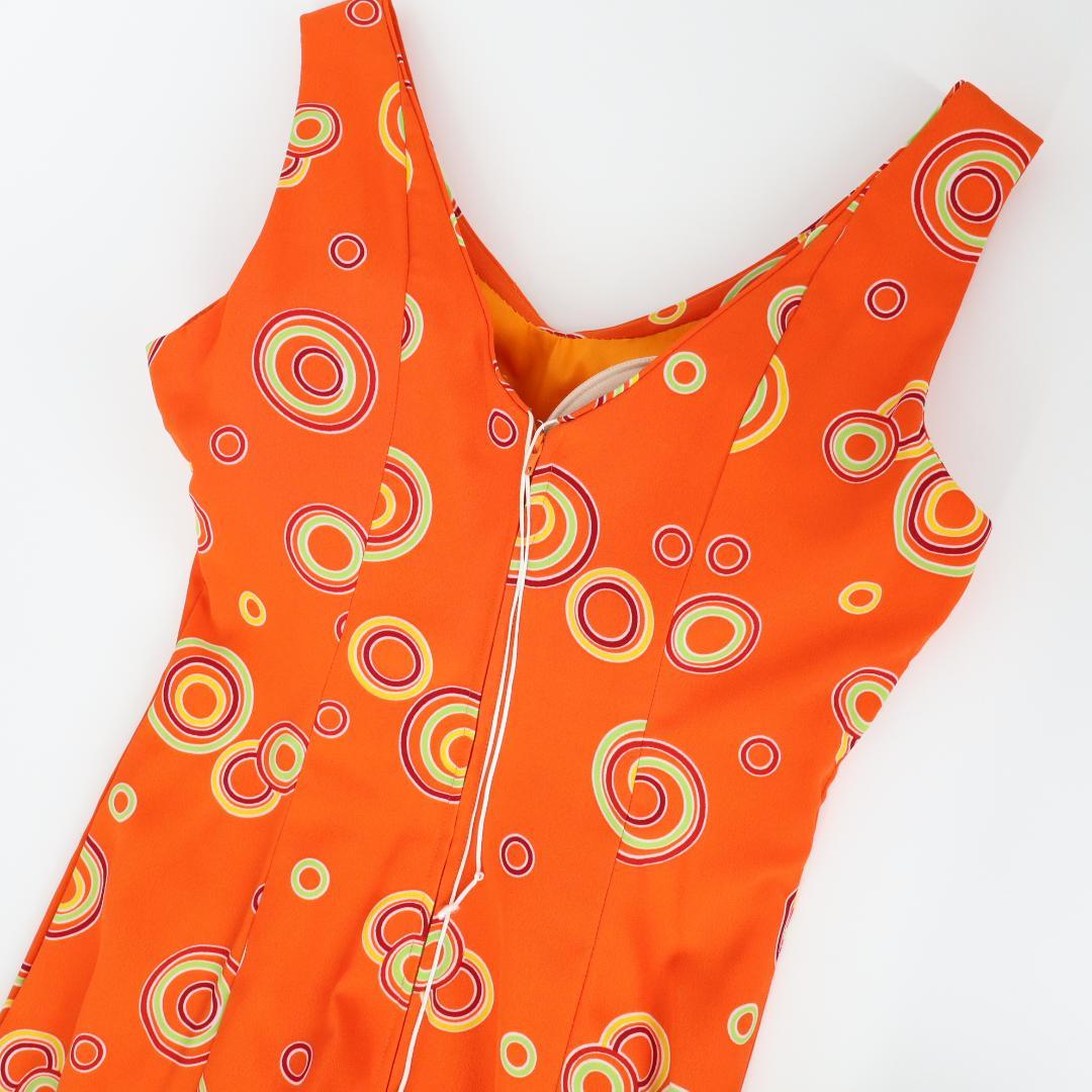 美品 フラメンコ衣装】濃オレンジHERMOSA IBERIA イベリア ドレス