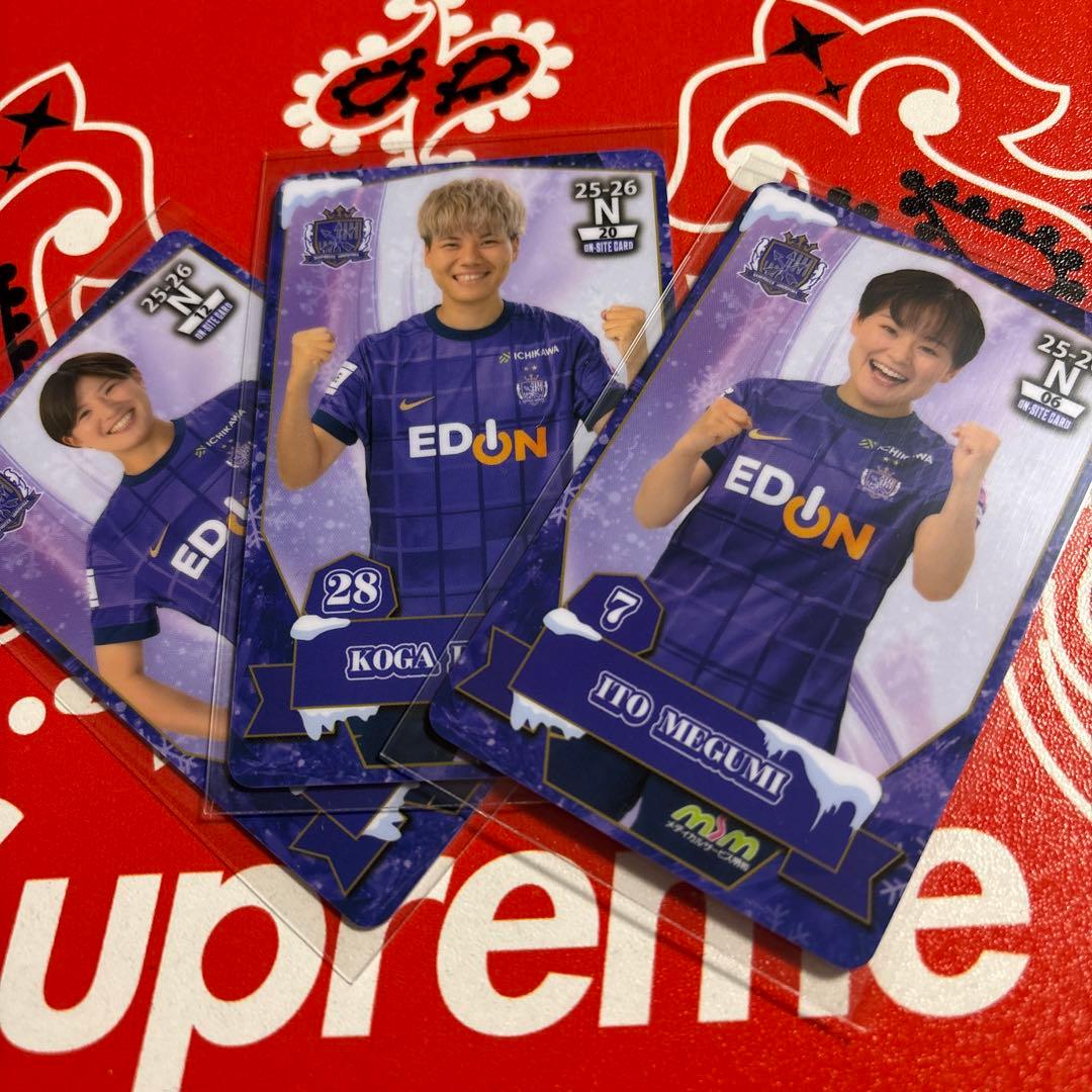 サンフレッチェ広島レジーナ オンサイトカード 3種 - メルカリ