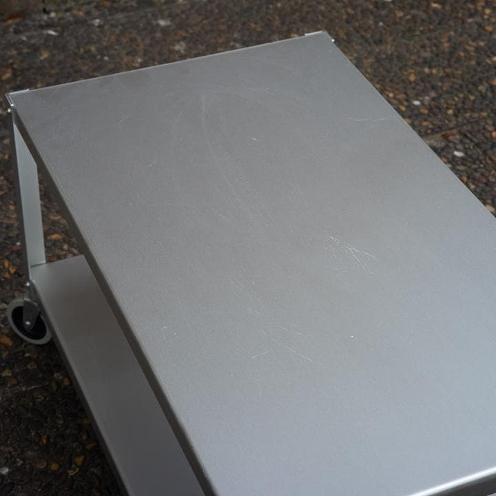 廃盤 無印良品 MUJI アルミ ローテーブル ワゴン 鈴木敏彦 - メルカリ