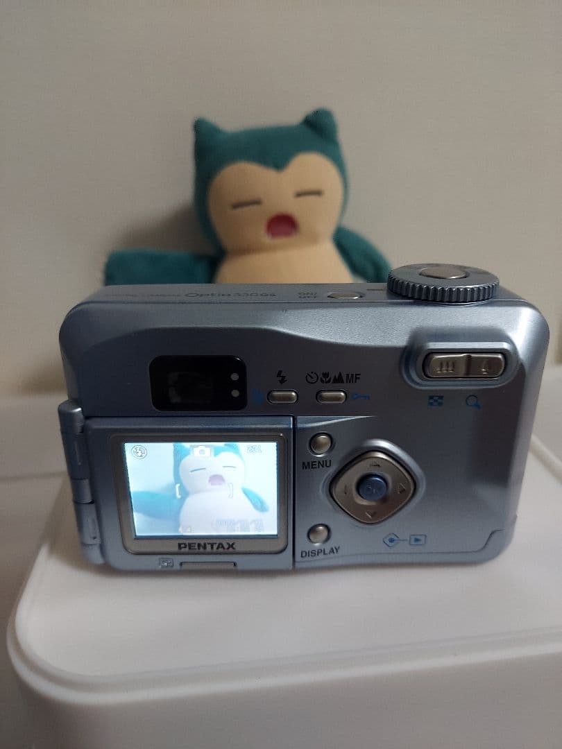 PENTAX Optio 330GS デジカメ スマホ転送OK 自撮り - メルカリ