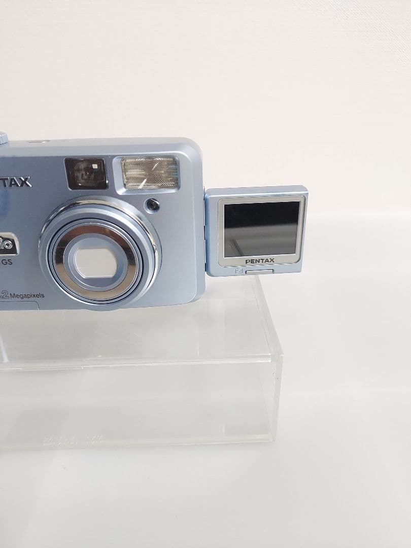 PENTAX Optio 330GS デジカメ スマホ転送OK 自撮り - メルカリ