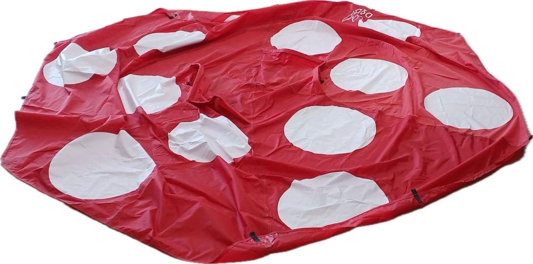 美品　DOD キノコテント　キノコフライ　レッド　T4-610-RD キノコテント（レッド） T4-610-RD - DOD（ディーオーディー）【公式