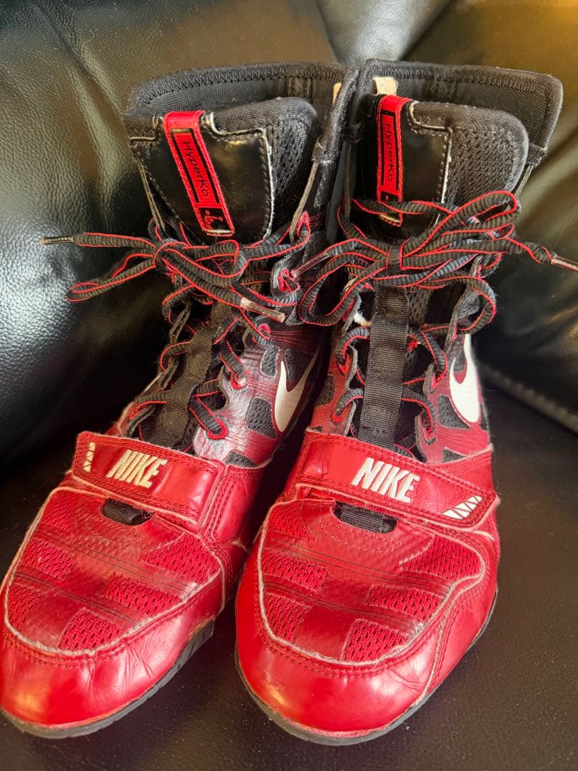 NIKE ボクシングシューズ 24.5cm ハイパーKO - メルカリ