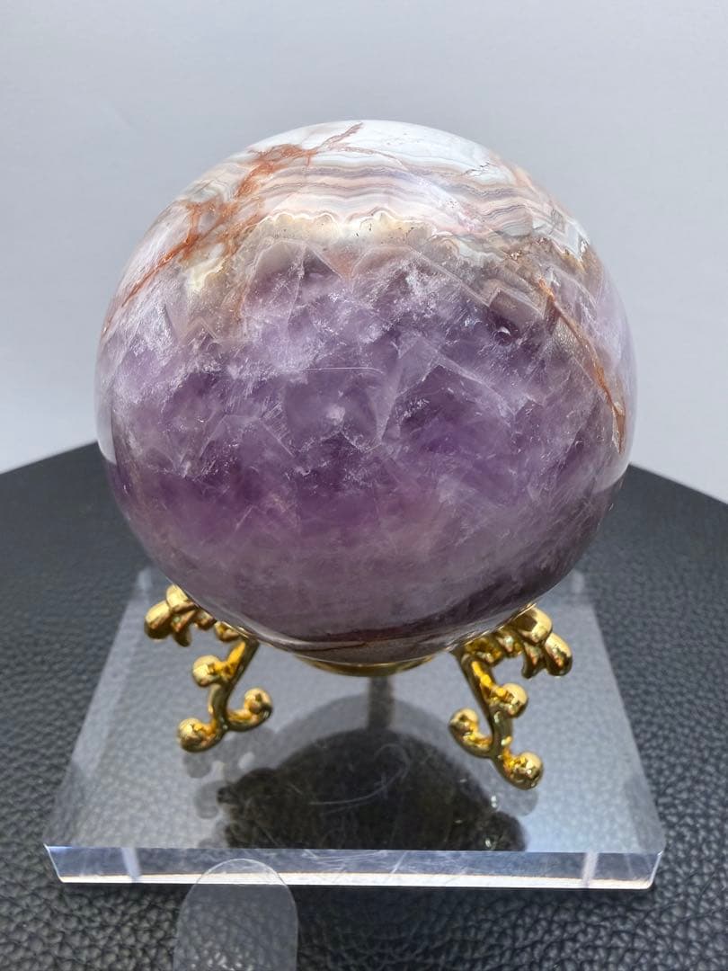 クレイジーアゲートアメジスト スフィア 超美品！ 1166 クレイジーレースアゲートアメジストスフィア - #2 - Etsy 日本