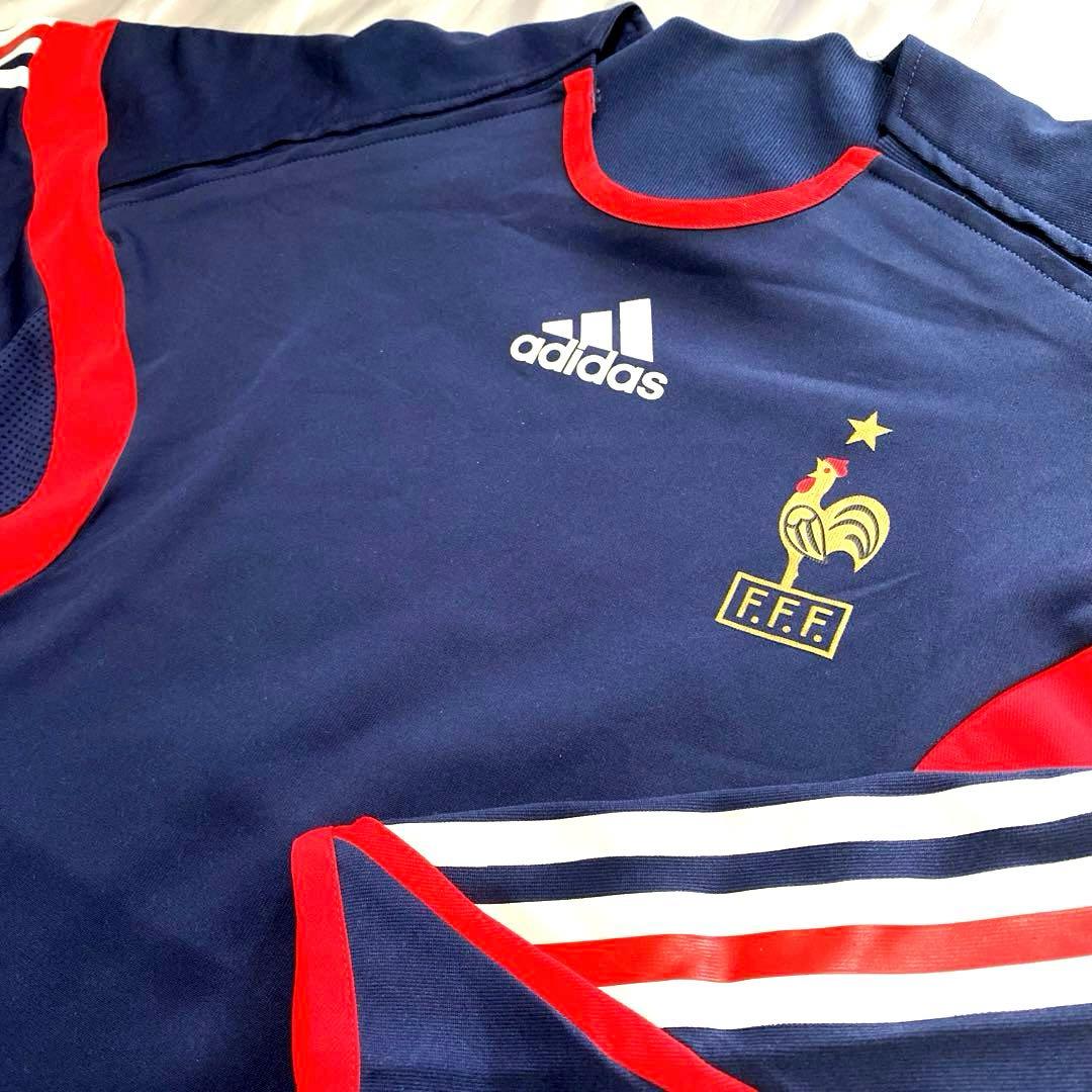 adidas フランス代表 2006 長袖 プラクティスシャツ/ドリルトップ S