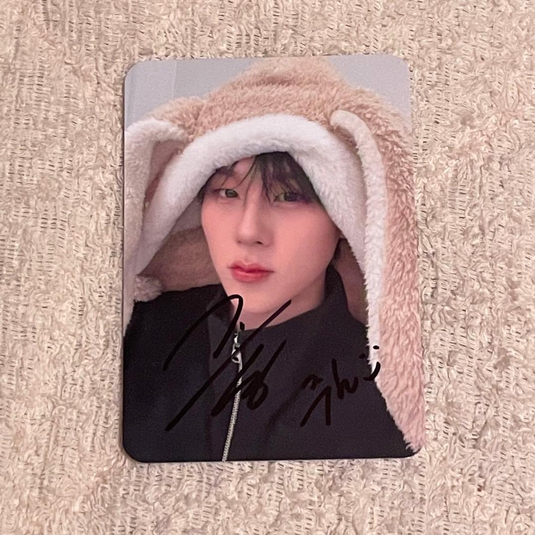 monstax THE X hellolive ジュホン　サイン入りトレカ ⭐︎MONSTA X ジュホン 光⭐︎Apple Music対面サイン会特典トレカ