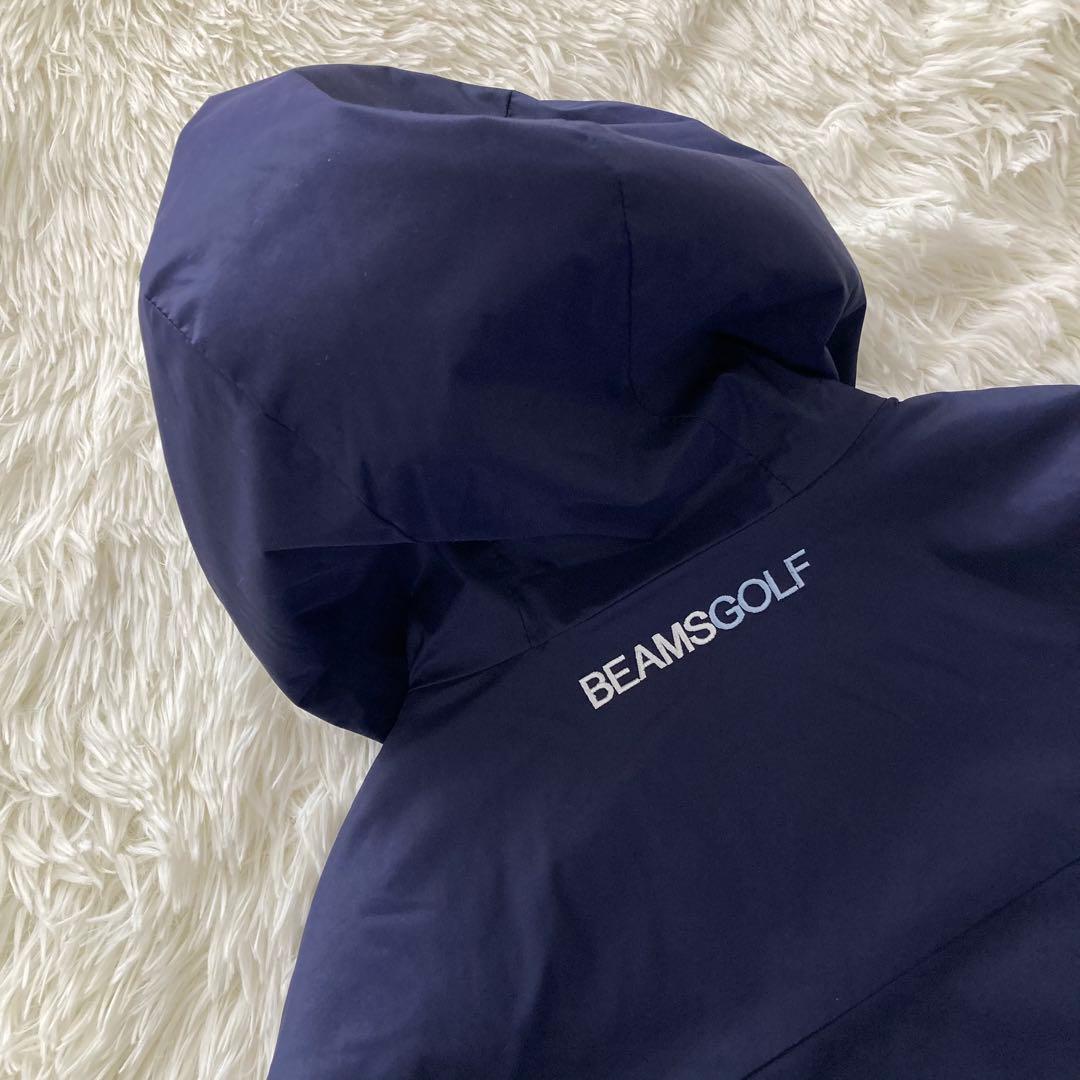 保存袋あり ビームスゴルフ ナイロンジャケット 中綿 S フード