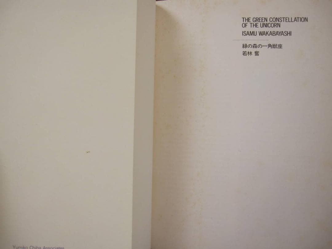 図録 WAKABAYASHI Isamu 若林奮 緑の森の一角獣座 - メルカリ