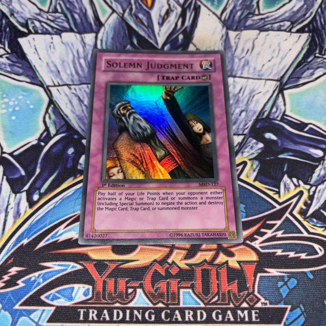 北米版 神の宣告 MRD 1st 遊戯王 海外 英語 米 faded Amazon.co.jp: 遊戯王 英語版 BP01-EN047 Solemn Judgment 神の宣告