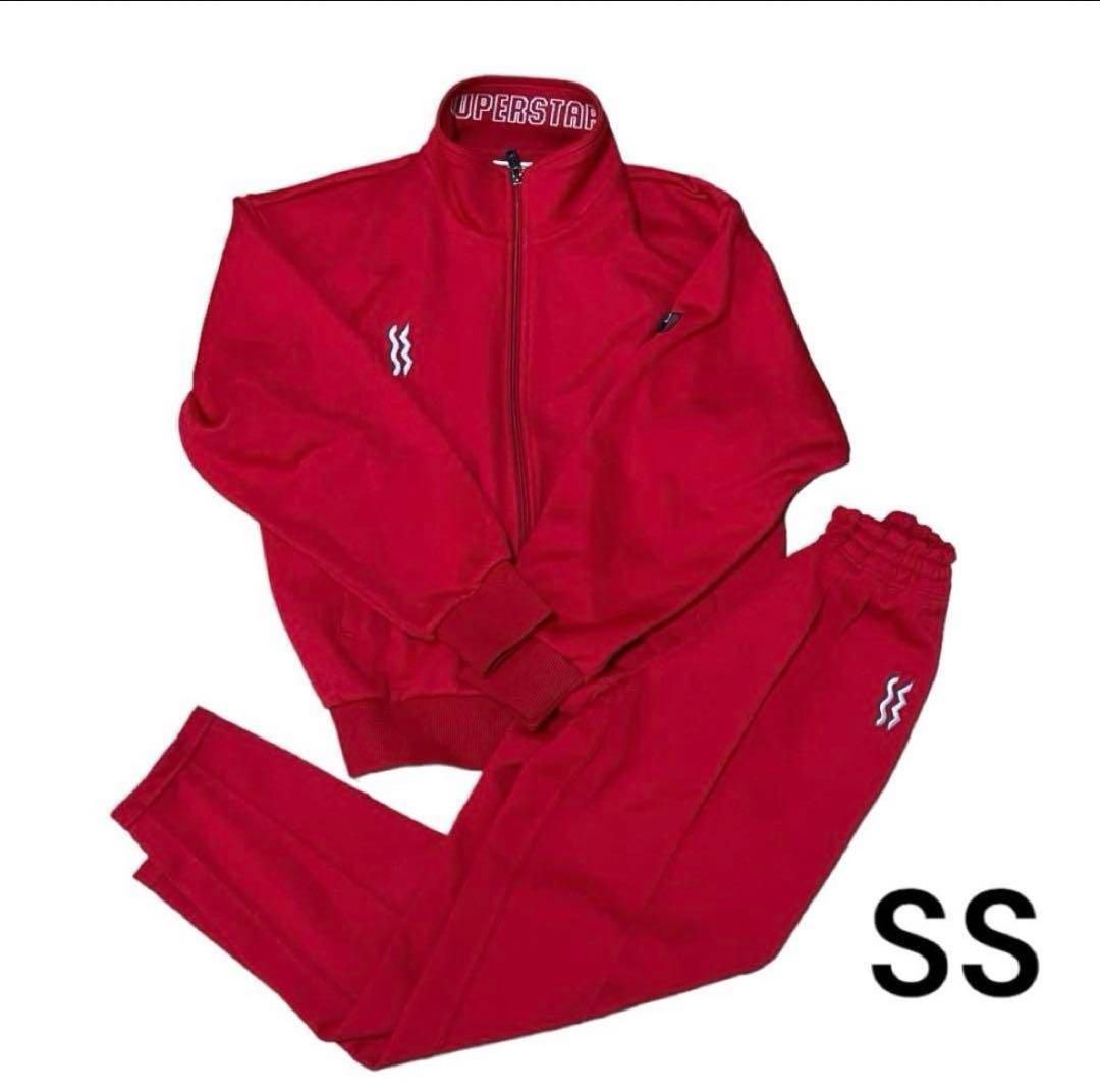 レッド ジャージ上下セット SS ミズノ スーパースター トラック