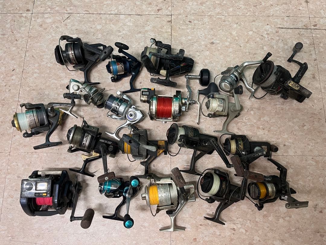 19個ジャンクリール SHIMANO DAIWA などまとめ売り - メルカリ