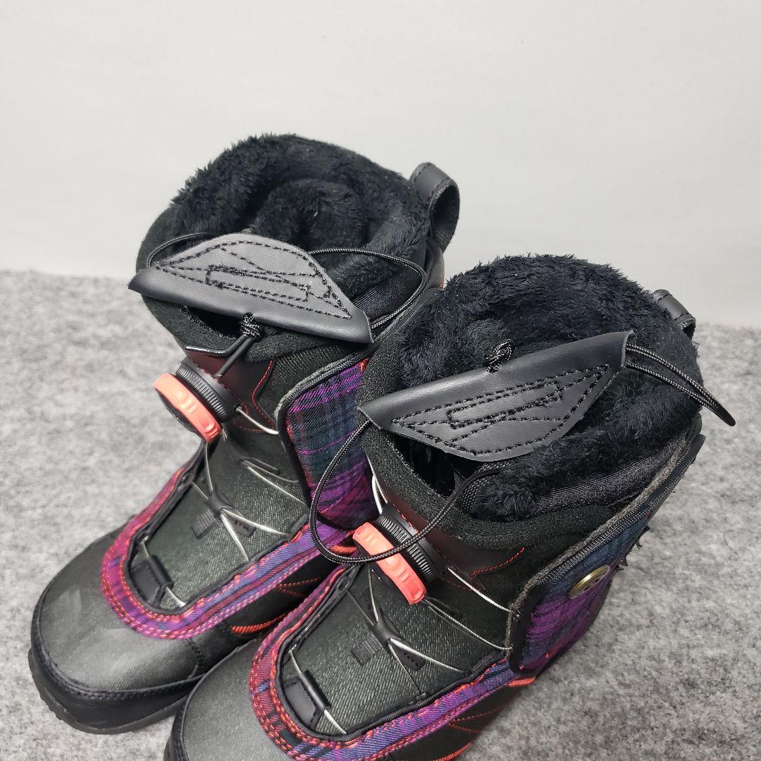 美品 K2 24.0cm ダイヤルブーツ レディース