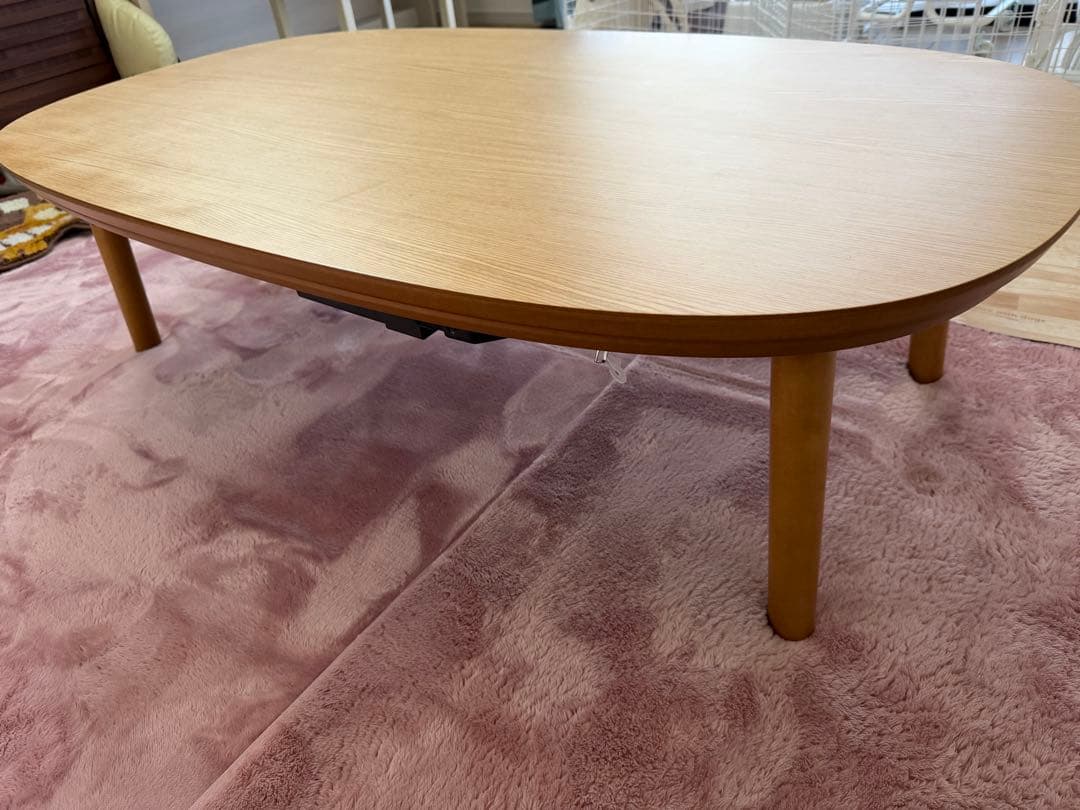 MUJI 楕円形 こたつ大　2024年製　極美品　たのメル便発送　Yoko 楕円こたつ 小 | 無印良品