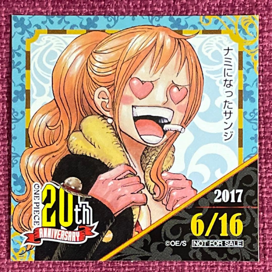 ワンピース・麦わらストア365日ステッカー ナミになったサンジ - メルカリ
