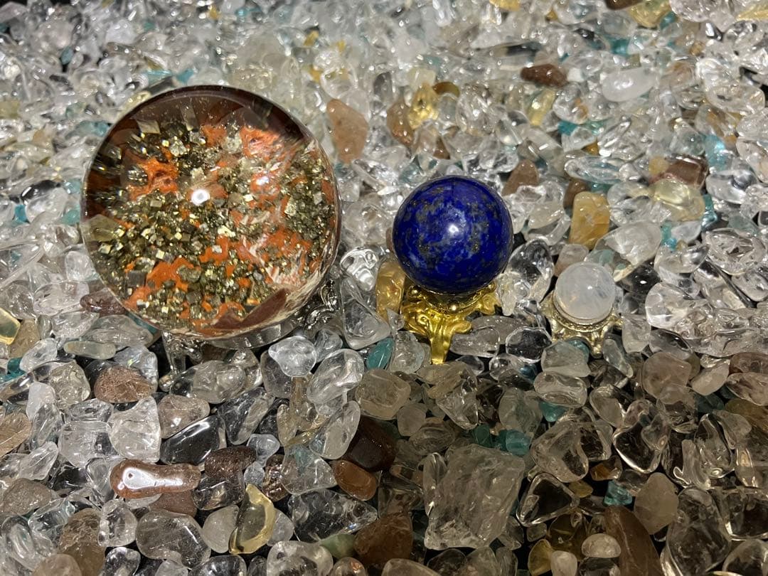 ☆限界値☆天然石 スフィア 3点セット - メルカリ