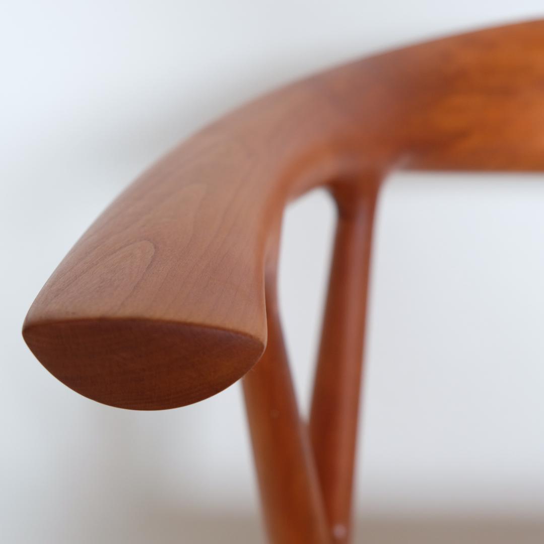 SPS隊長様 【美品｜メンテ済み】Vチェア 家具蔵（KAGURA） チェリー材