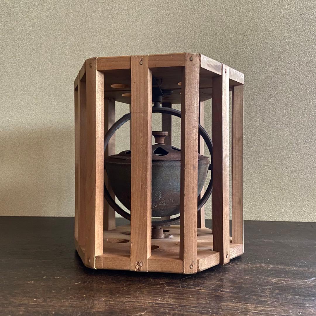 こたつあんか 回転こたつ 豆炭あんか 鋳物鉄器 やぐら炬燵 レトロ