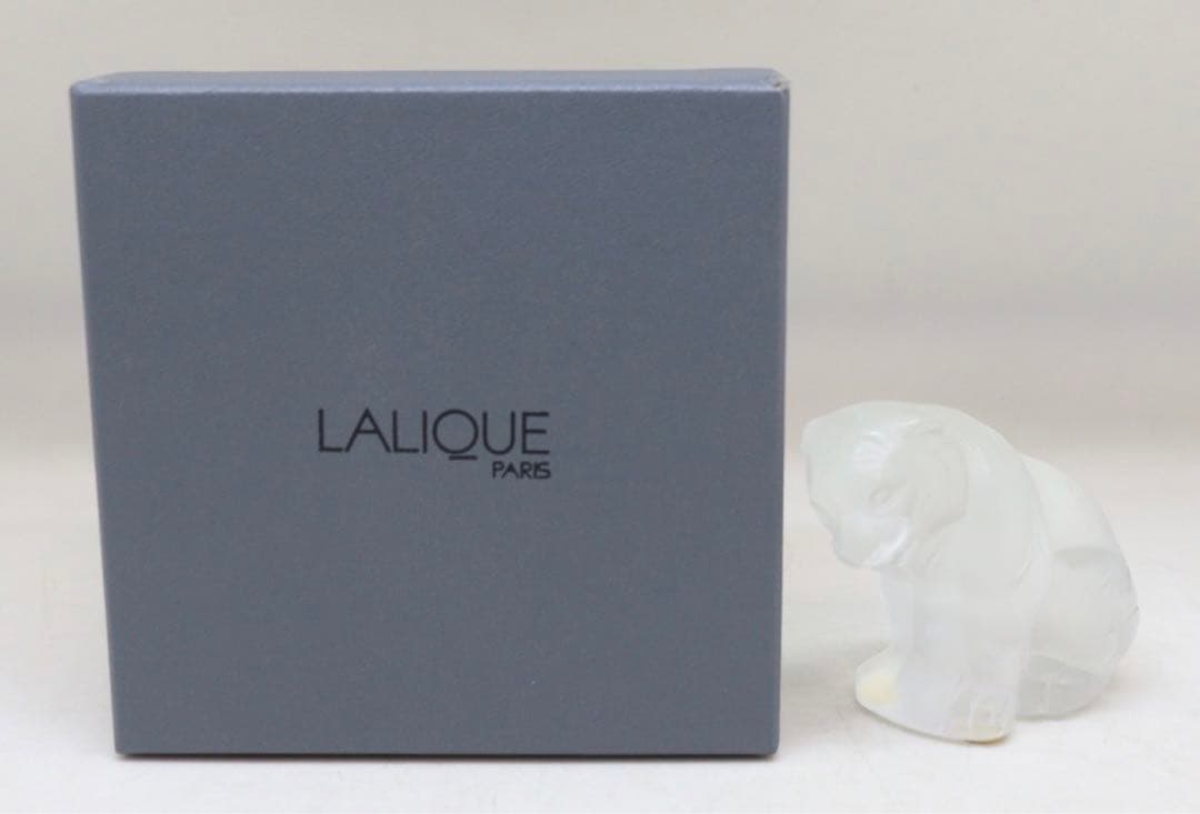 ラリック　トラ　ティグル　クリスタル　フィギュリン　置物　虎　寅 バカラ（Baccarat） クリスタル フィギュア 干支 寅 トラ ベンガル