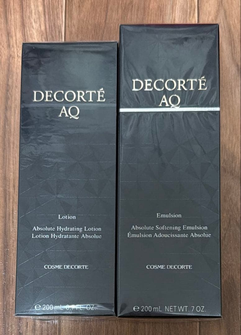 コスメデコルテ　AQ 化粧水　乳液　セット トライアルセット新登場！ | AQ 乳液＆化粧水 | DECORTÉ（コスメ