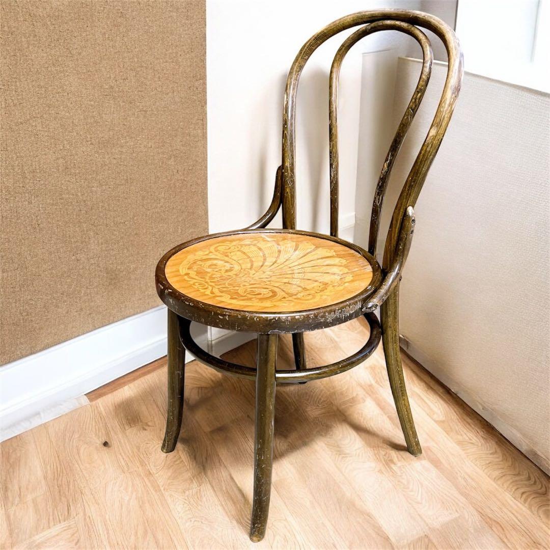 【希少④】AIDEC アイデック ベントウッドチェア ダイニングチェア 楽天市場】希少 AIDEC トーネット「No.17」ベントウッドチェア アーム