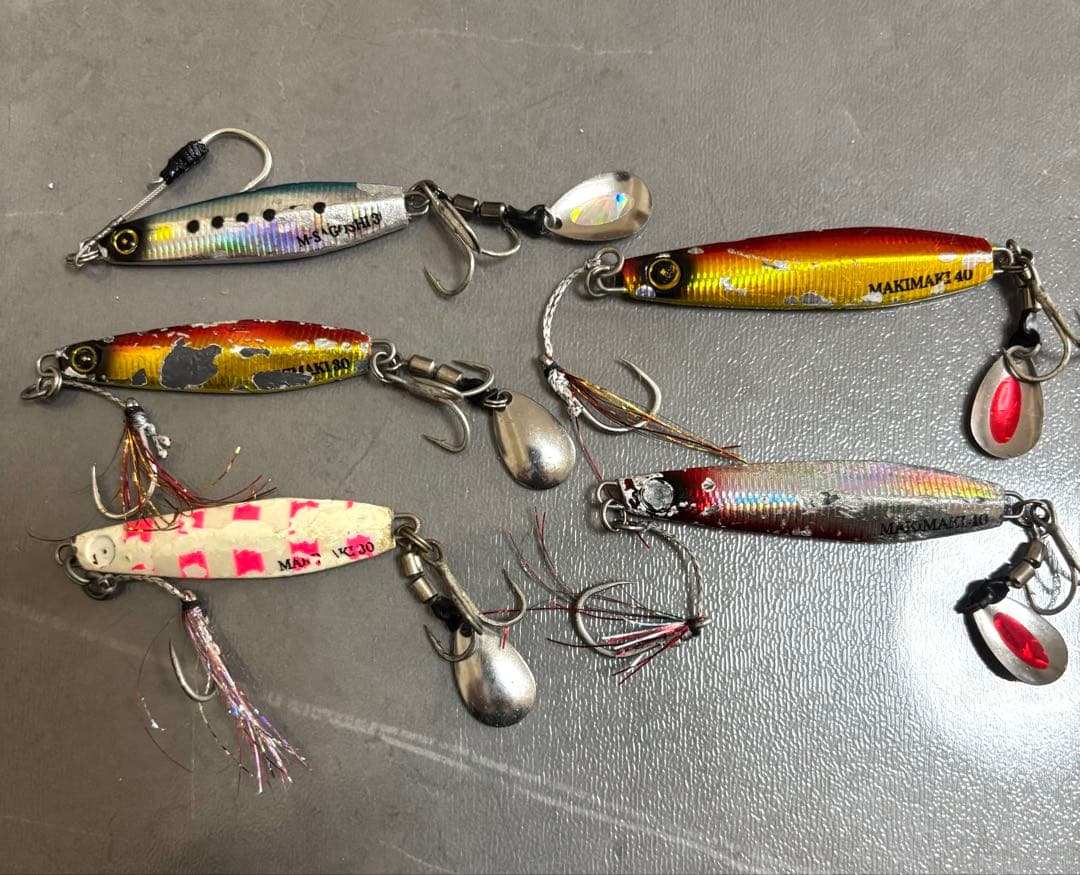 ショアジギング 引退セット14点 セットアッパー125S_DR ビックバッカー