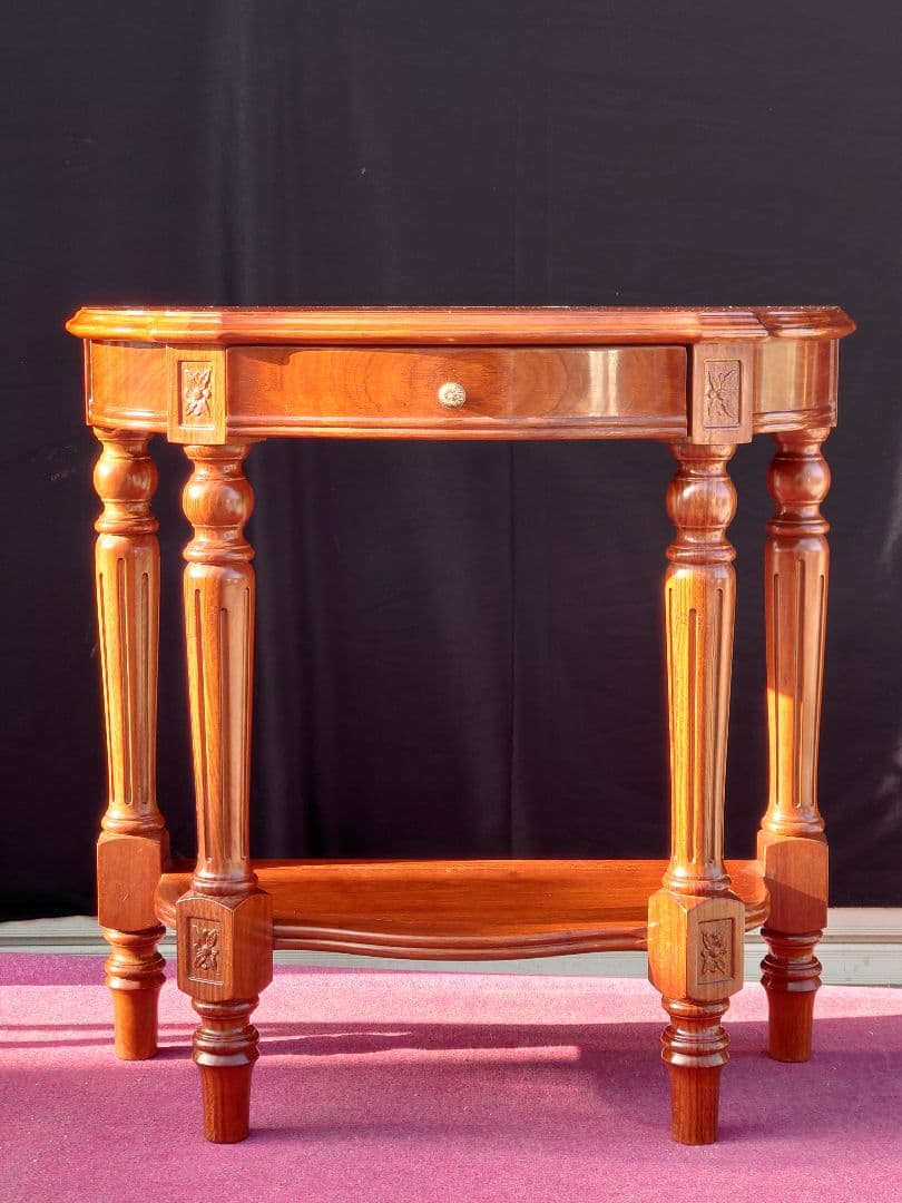 激安❗花梨チェスト/キャビネット/飾り棚/電話台/サイドボード/アンティーク家具 1930年代のアンティーク キャビネット(j-538-f)｜アンティーク家具