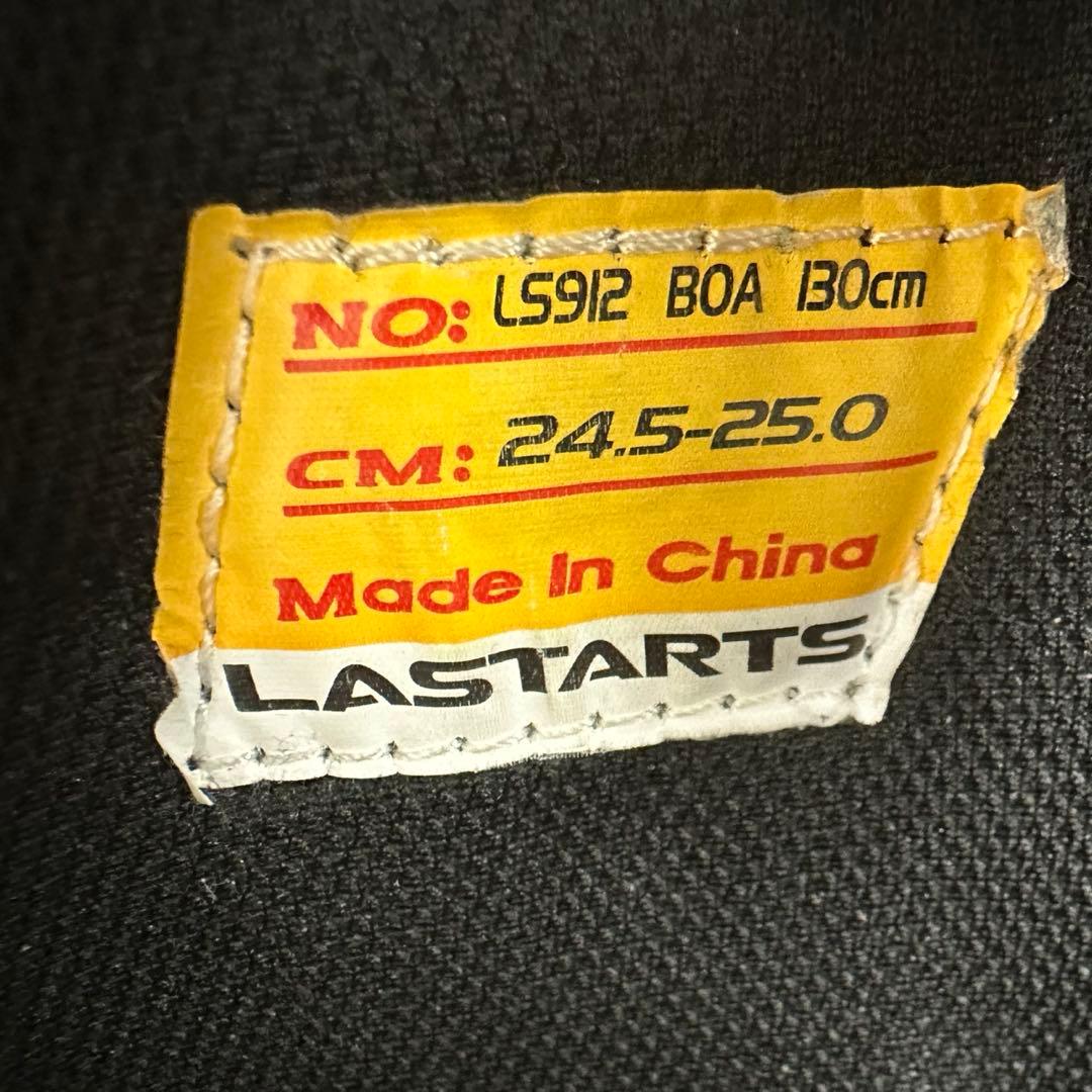 LASTARTS ブラック スノーボード　BOAブーツ 24.5〜25.0cm