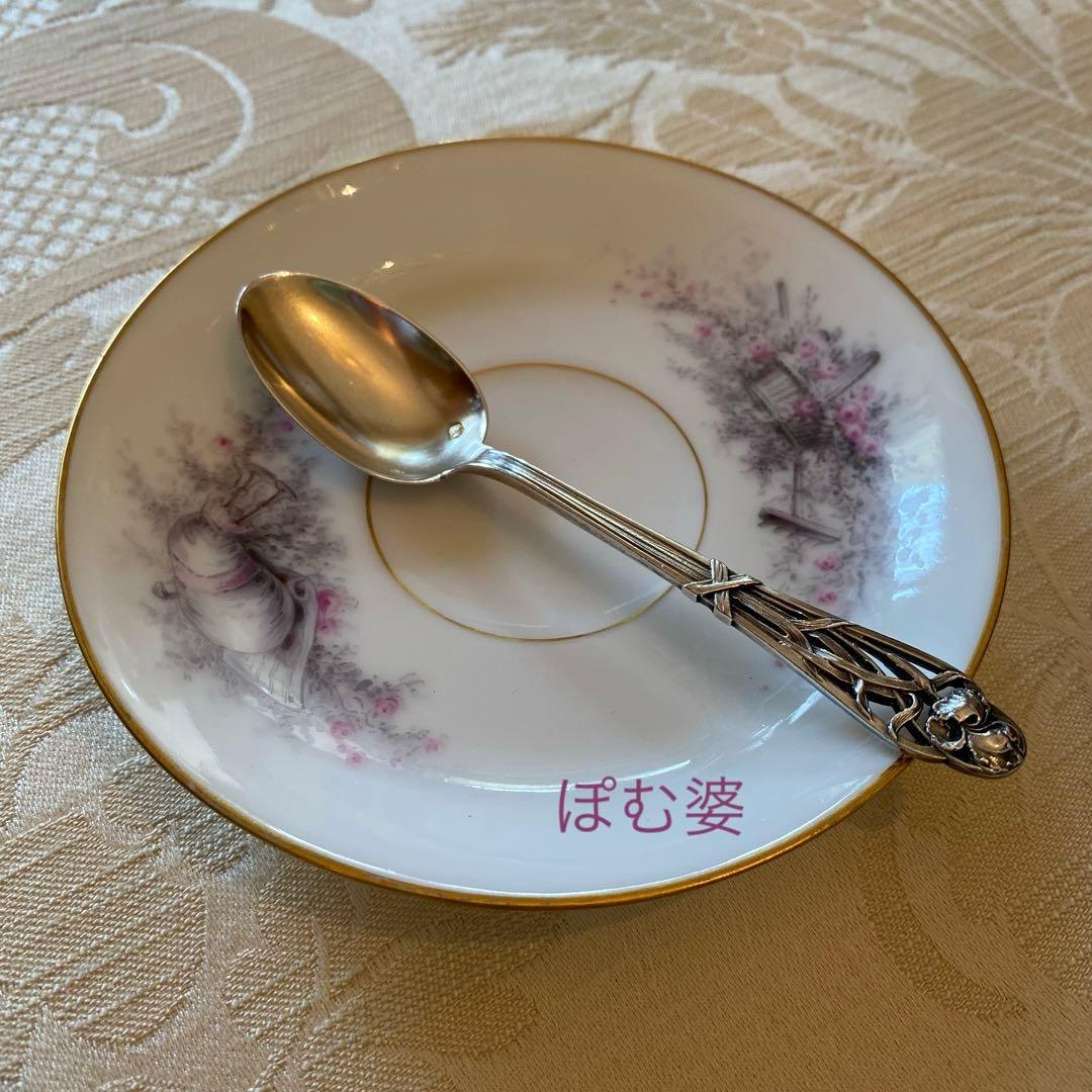 フランス／純銀】「ブランジェ」フォーク＆スプーン＋「エナン