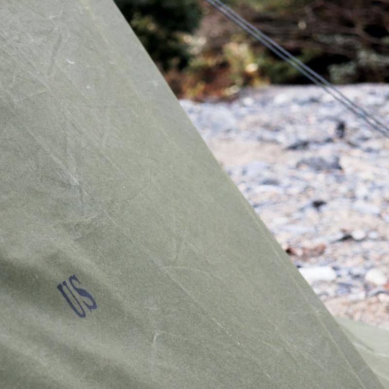 難燃素材を使って生産終了した米軍USパップテントを作りました