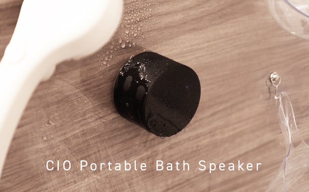 cio 防水 スピーカー 2個セット ホワイト Makuake AAC対応版 cio 防水