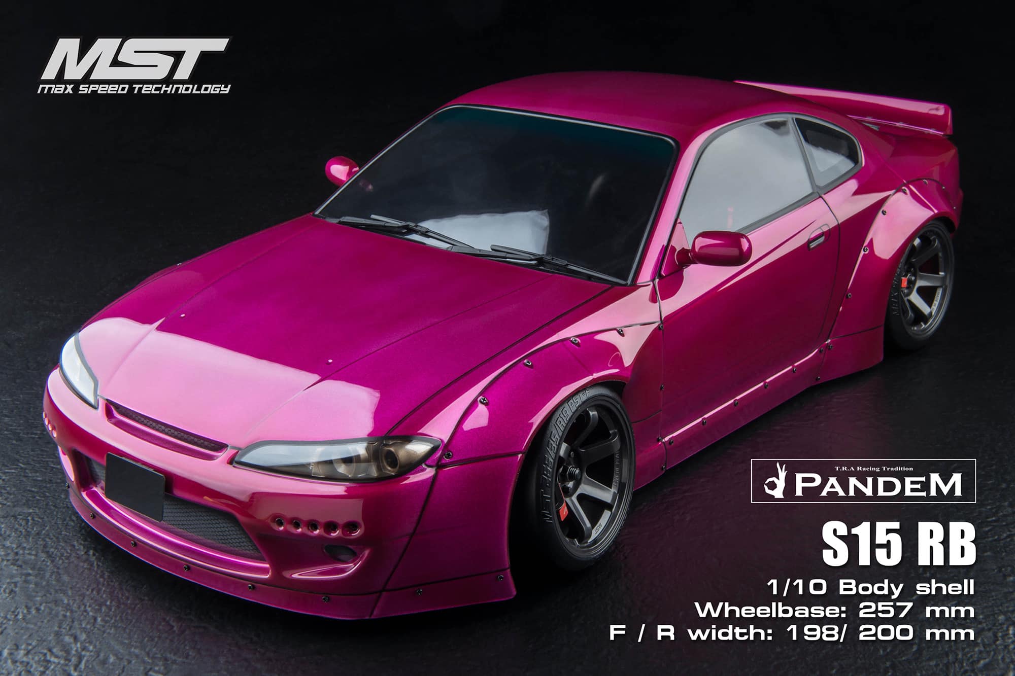 Toyota Chaser JZX100 TRD 1-10 Body Set [DLIKE x Pandora Collab