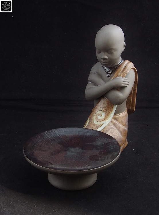 リヤドロ】【香皿】【グレス】【アフリカ】【12503】